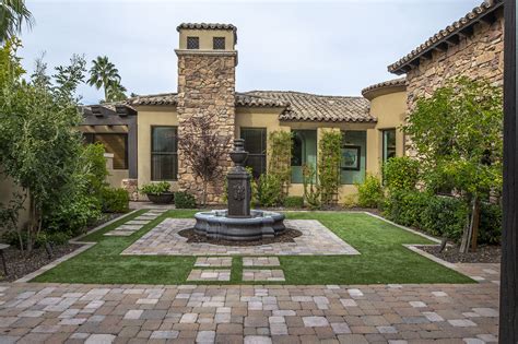 rustic creek landscaping.